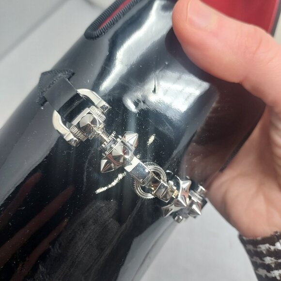 Christian Louboutin Black Equiswing Patent Bit Mens Loafer - Picture 10 of 13